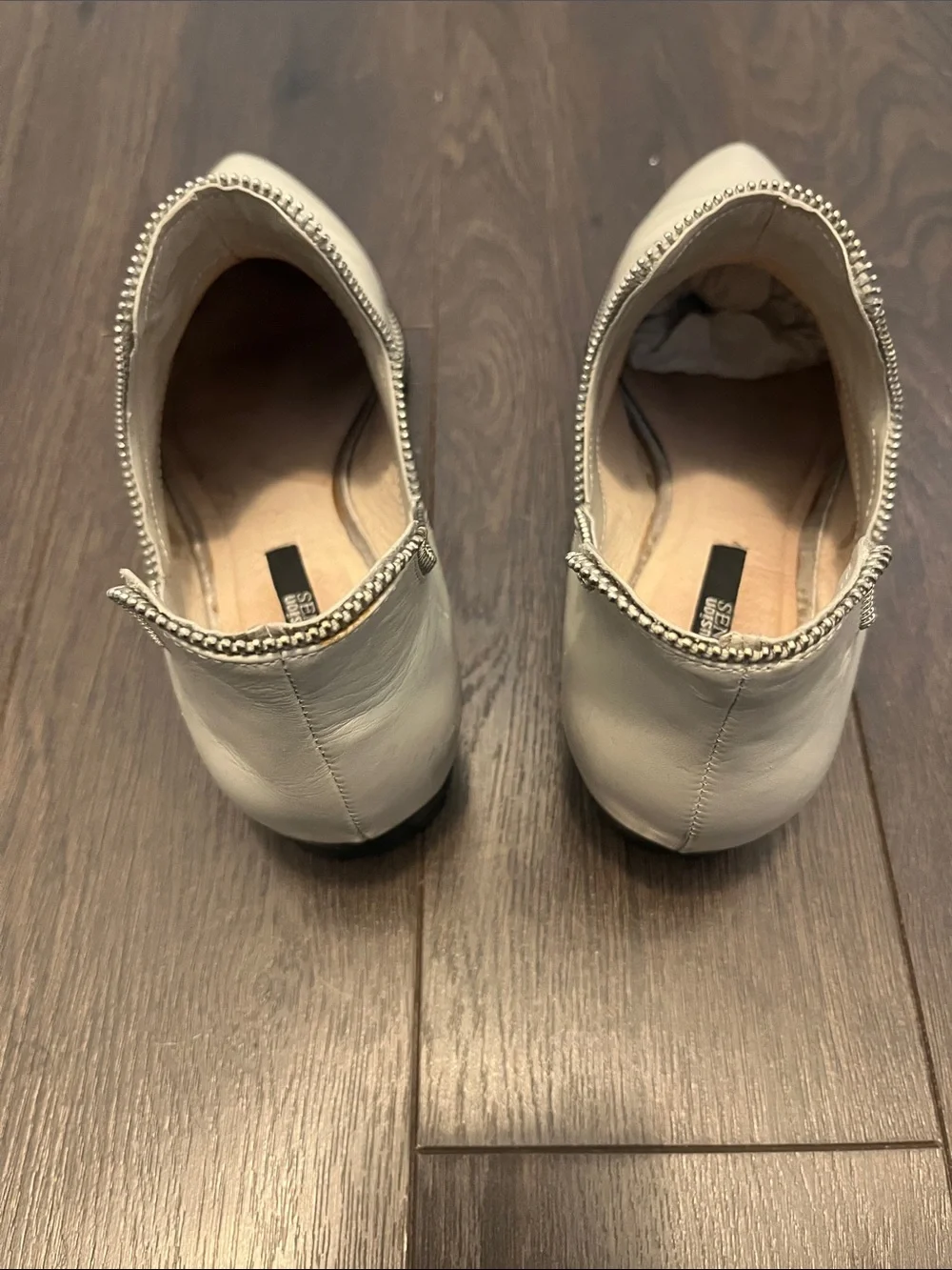 SENSO Cream Leather Ankle Booties, brand new, size 38 - Picture 3 of 10